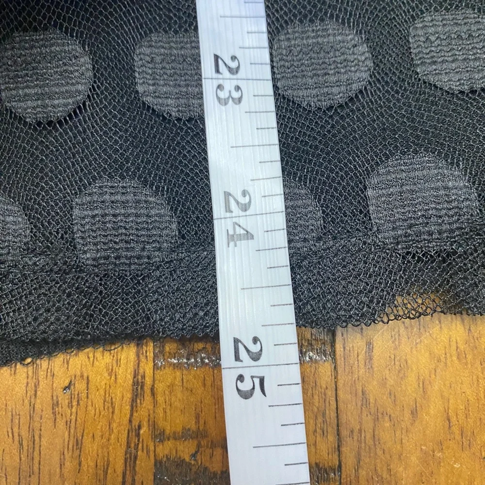 NY Collection Plus Size Black Polka Dot Blouse - Picture 9 of 11